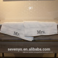 Authentic Hotel Personalized Mr and Mrs Cotton Hand Towels BT-109